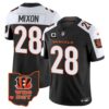 Men’s Bengals Ohio Patch Vapor Limited Jersey V2 – All Stitched – Alternate – Joe Mixon