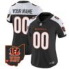 Bengals Ohio Patch Vapor Limited Custom Jersey V2 – All Stitched – Women – Alternate