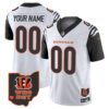 Bengals Ohio Patch Vapor Limited Custom Jersey V2 – All Stitched – Youth – Color Rush