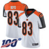 Nike Bengals #83 Tyler Boyd White Men’s Stitched NFL 100th Season Vapor Limited Jersey