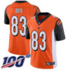 Nike Bengals #83 Tyler Boyd Orange Alternate Men’s Stitched NFL 100th Season Vapor Limited Jersey