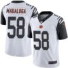 Nike Bengals #58 Rey Maualuga White Men’s Stitched NFL Limited Rush Jersey