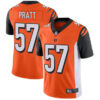 Bengals #57 Germaine Pratt Orange Alternate Men’s Stitched Football Vapor Untouchable Limited Jersey