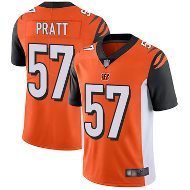 Bengals #57 Germaine Pratt Orange Alternate Men’s Stitched Football Vapor Untouchable Limited Jersey
