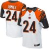 Men’s Cincinnati Bengals #24 Adam Jones White Road NFL Nike Elite Jersey