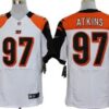 Nike Cincinnati Bengals #97 Geno Atkins White Elite Jersey