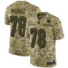Nike Bengals #78 Anthony Munoz Camo Men’s Stitched NFL Limited 2018 Salute To Service Jersey
