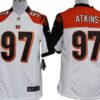 Nike Cincinnati Bengals #97 Geno Atkins White Limited Jersey
