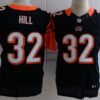 Nike Cincinnati Bengals #32 Jeremy Hill Black Elite Jersey