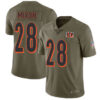 Nike Cincinnati Bengals #28 Joe Mixon Olive Men’s Stitched NFL Limited 2017 Salute To Service Jersey