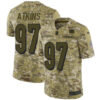 Nike Bengals #97 Geno Atkins Camo Men’s Stitched NFL Limited 2018 Salute To Service Jersey