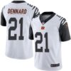 Nike Bengals #21 Darqueze Dennard White Men’s Stitched NFL Limited Rush Jersey