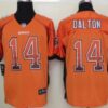 Nike Cincinnati Bengals #14 Andy Dalton Drift Fashion Orange Elite Jersey