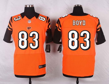 Men’s Cincinnati Bengals #83 Tyler Boyd Orange Alternate NFL Nike Elite Jersey