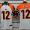 Nike Cincinnati Bengals #12 Mohamed Sanu White Elite Jersey