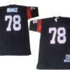 Cincinnati Bengals #78 Anthony Munoz Black Throwback Jersey