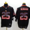 Nike Cincinnati Bengals #25 Giovani Bernard 2014 USA Flag Fashion Black Elite Jersey