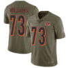Bengals #73 Jonah Williams Olive Men’s Stitched Football Limited 2017 Salute To Service Jersey
