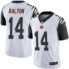 Nike Bengals #14 Andy Dalton White Men’s Stitched NFL Limited Rush Jersey