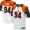 Nike Cincinnati Bengals #94 Domata Peko White Elite Jersey