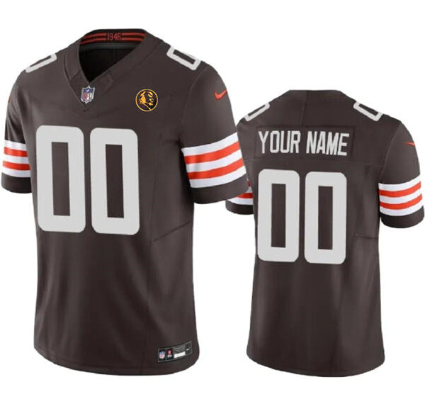 Cleveland Browns Active Player Custom Brown 2023 FUSE With John Madden Jersey