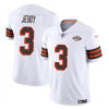 Cleveland Browns #3 Jerry Jeudy White 1946 Collection Vapor Limited Football Stitched Jersey