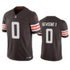 Cleveland Browns #0 Greg Newsome II Brown 2023 FUSE Vapor Untouchable Limited Stitched Jersey