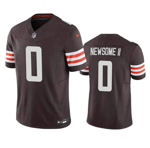 Cleveland Browns #0 Greg Newsome II Brown 2023 FUSE Vapor Untouchable Limited Stitched Jersey