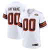 Cleveland Browns Nike 1946 Collection Alternate Custom Jersey White