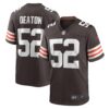 Dawson Deaton Cleveland Browns Nike Game Player Jersey Brown