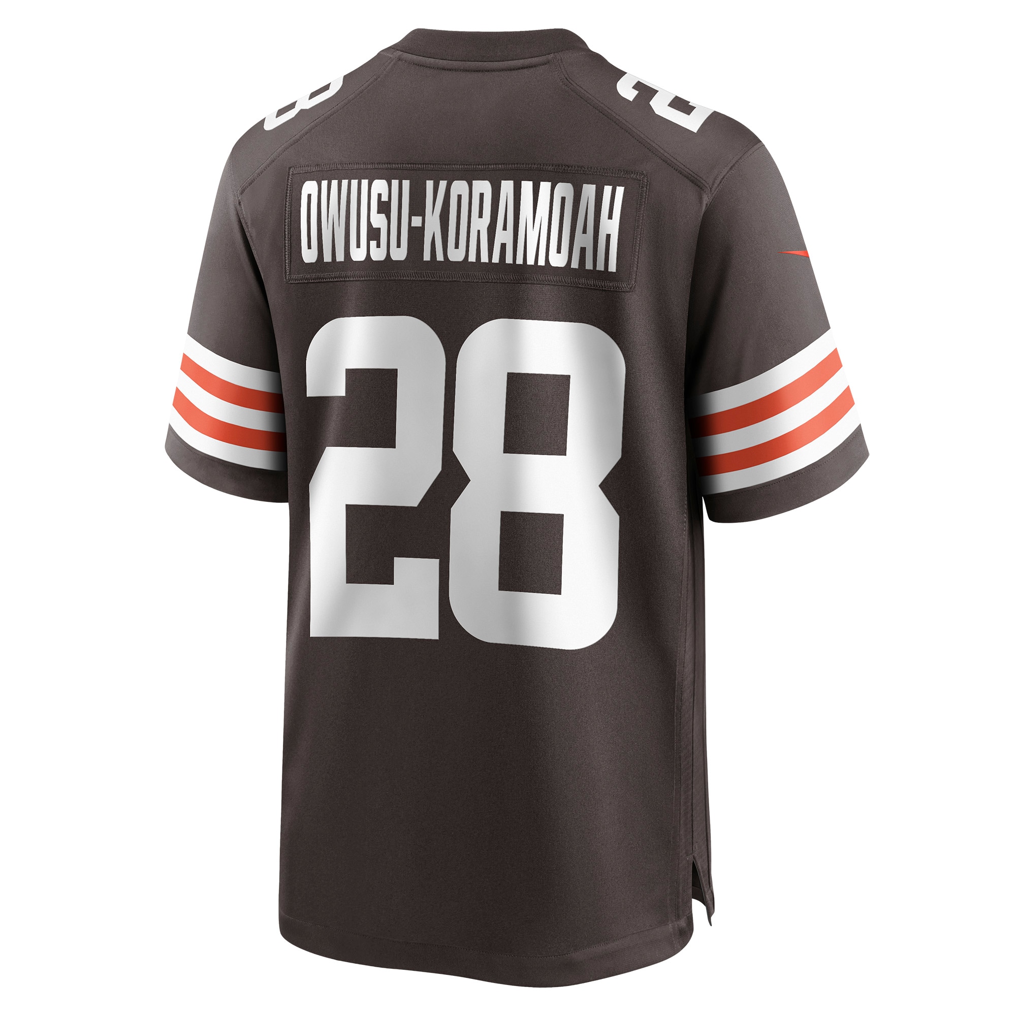 Jeremiah Owusu Koramoah Cleveland Browns Nike Game Player Jersey Brown - Image 3