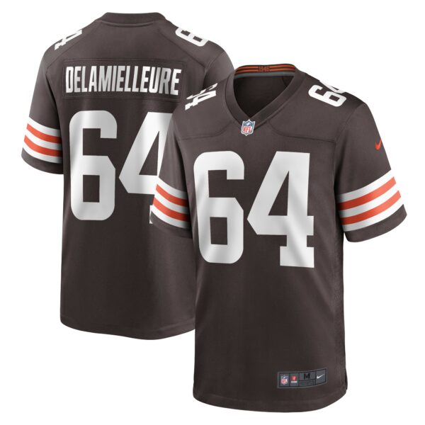 Joe Delamielleure Cleveland Browns Nike Game Retired Player Jersey Brown