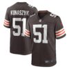 Jordan Kunaszyk Cleveland Browns Nike Game Player Jersey Brown