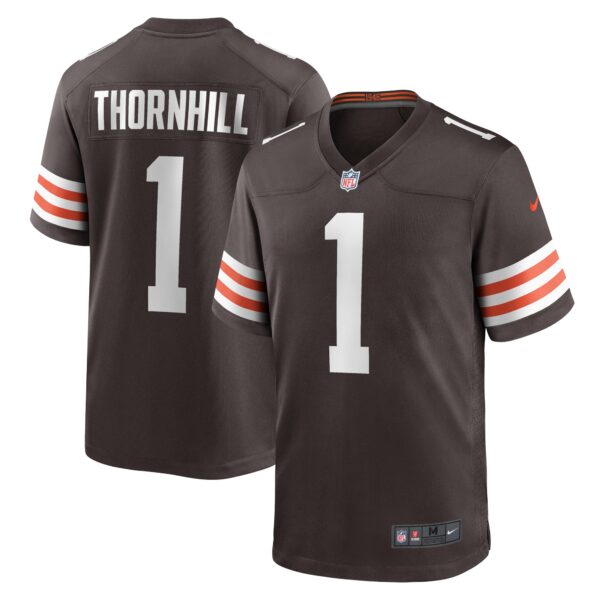 Juan Thornhill Cleveland Browns Nike Game Player Jersey Brown