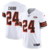 Nick Chubb Cleveland Browns Nike 1946 Collection Alternate Vapor Limited Jersey White