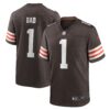 Number 1 Dad Cleveland Browns Nike Game Jersey Brown