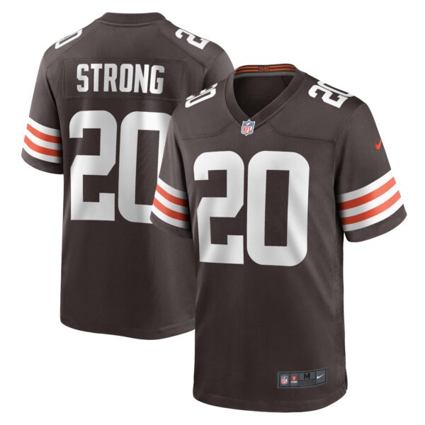 Pierre Strong Jr Cleveland Browns Nike Team Game Jersey Brown