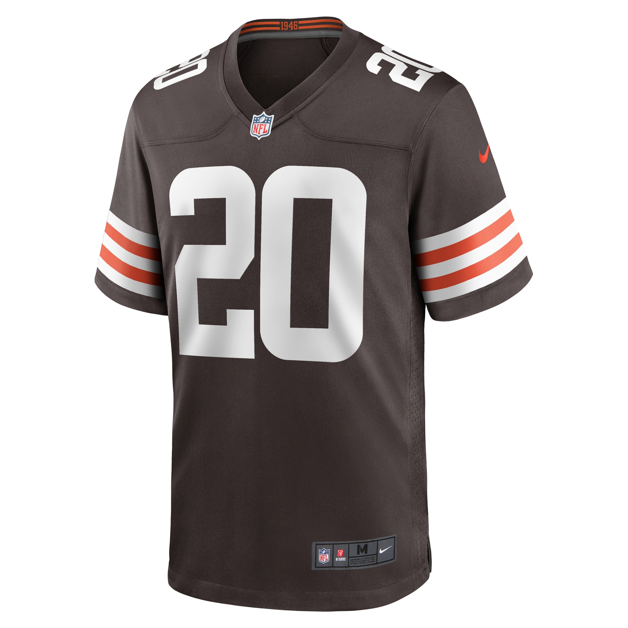 Pierre Strong Jr Cleveland Browns Nike Team Game Jersey Brown - Image 2
