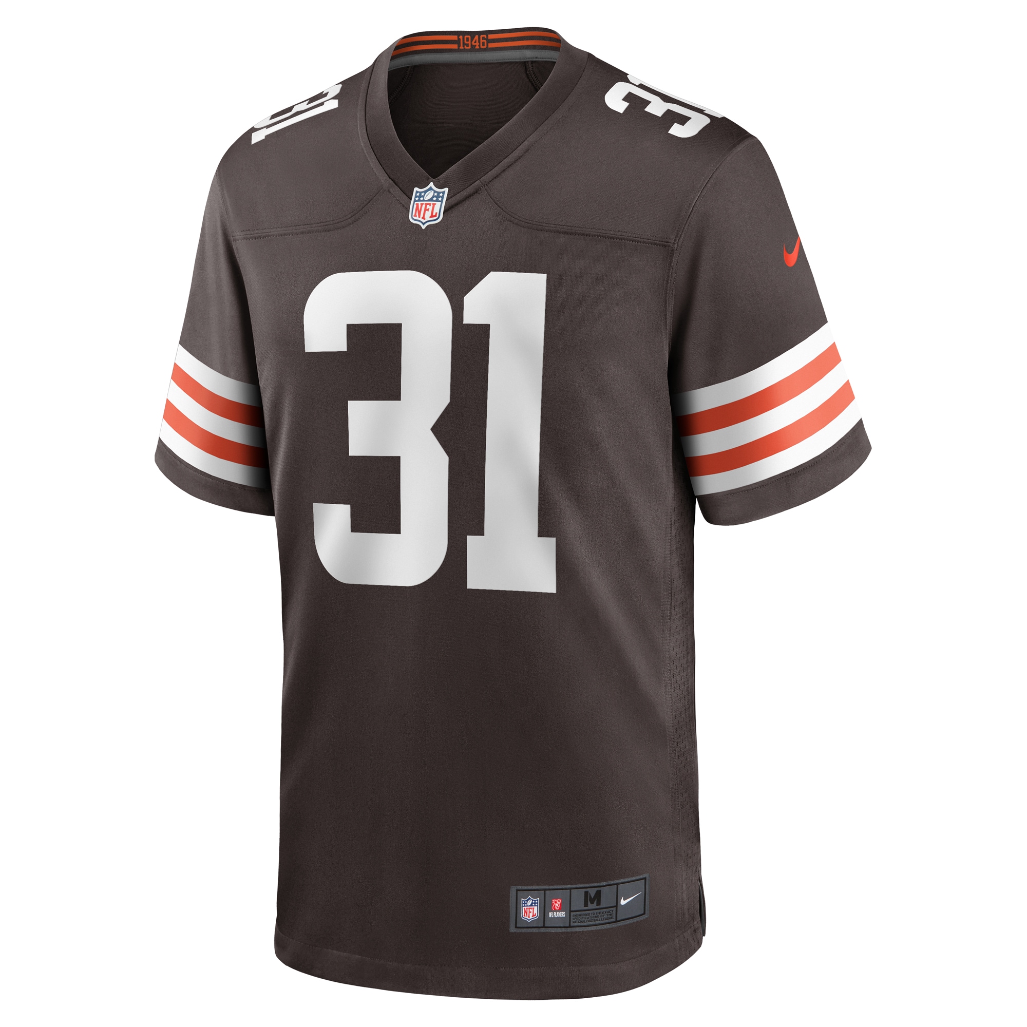 Thomas Graham Jr Cleveland Browns Nike Team Game Jersey Brown - Image 2