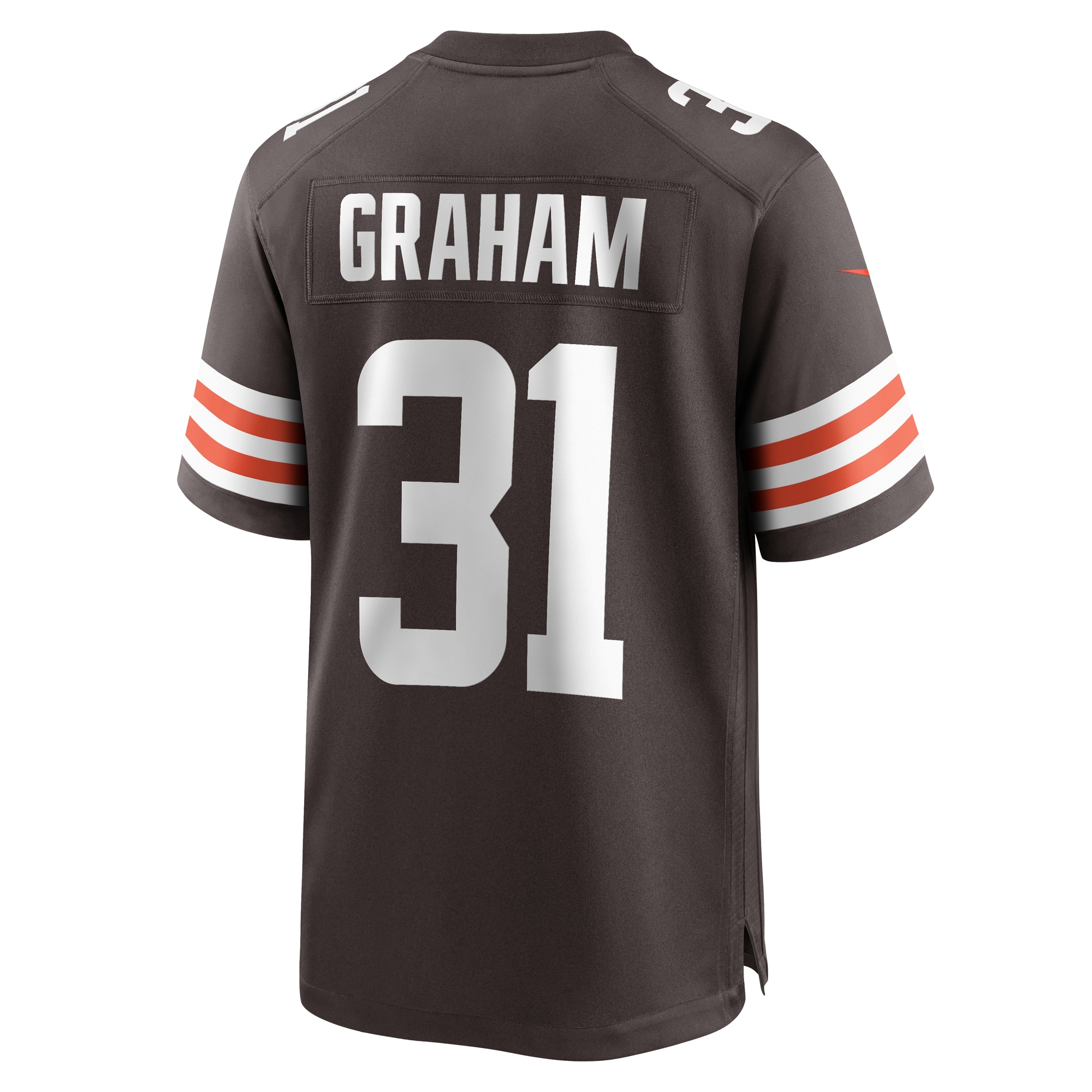 Thomas Graham Jr Cleveland Browns Nike Team Game Jersey Brown - Image 3