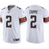 Cleveland Browns #2 Bailey Zappe White Vapor Limited Stitched Football Jersey