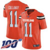 Nike Browns #11 Antonio Callaway Orange Alternate Men’s Stitched NFL 100th Season Vapor Limited Jersey