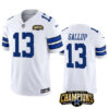 Dallas Cowboys #13 Michael Gallup White 2023 FUSE NFC East Jersey