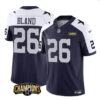 Dallas Cowboys #26 Daron Bland Navy White 2023 FUSE NFC Jersey