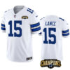 Dallas Cowboys #15 Trey Lance White 2023 FUSE NFC East Jersey