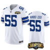 Dallas Cowboys #55 Leighton Vander Esch White 2023 FUSE NFC Jersey