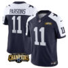 Dallas Cowboys #11 Micah Parsons Navy White 2023 FUSE NFC Jersey