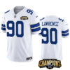 Dallas Cowboys #90 Demarcus Lawrence White 2023 FUSE NFC Jersey