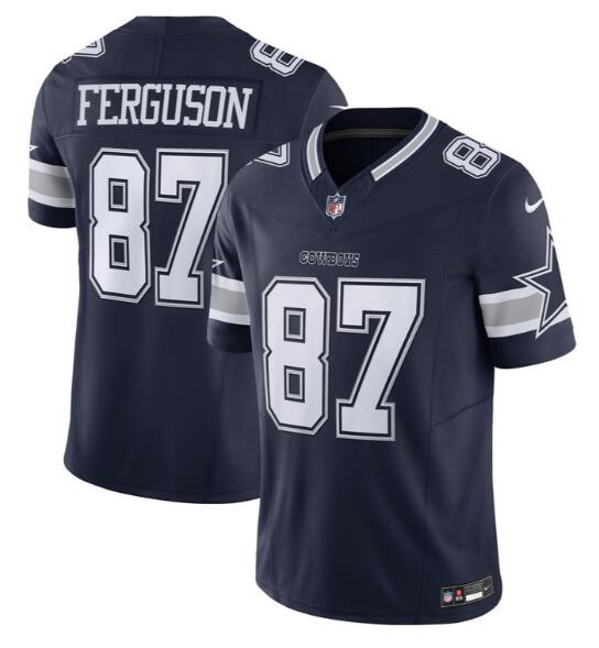 Dallas Cowboys #87 Jake Ferguson Navy 2023 FUSE Vapor Untouchable Limited Jersey