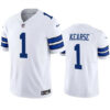 Dallas Cowboys #1 Jayron Kearse White 2023 FUSE Vapor Limited Football Stitched Jersey